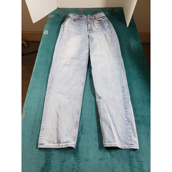 American Eagle Outfitters Light Blue Straight Leg Jeans - Picture 1 of 16